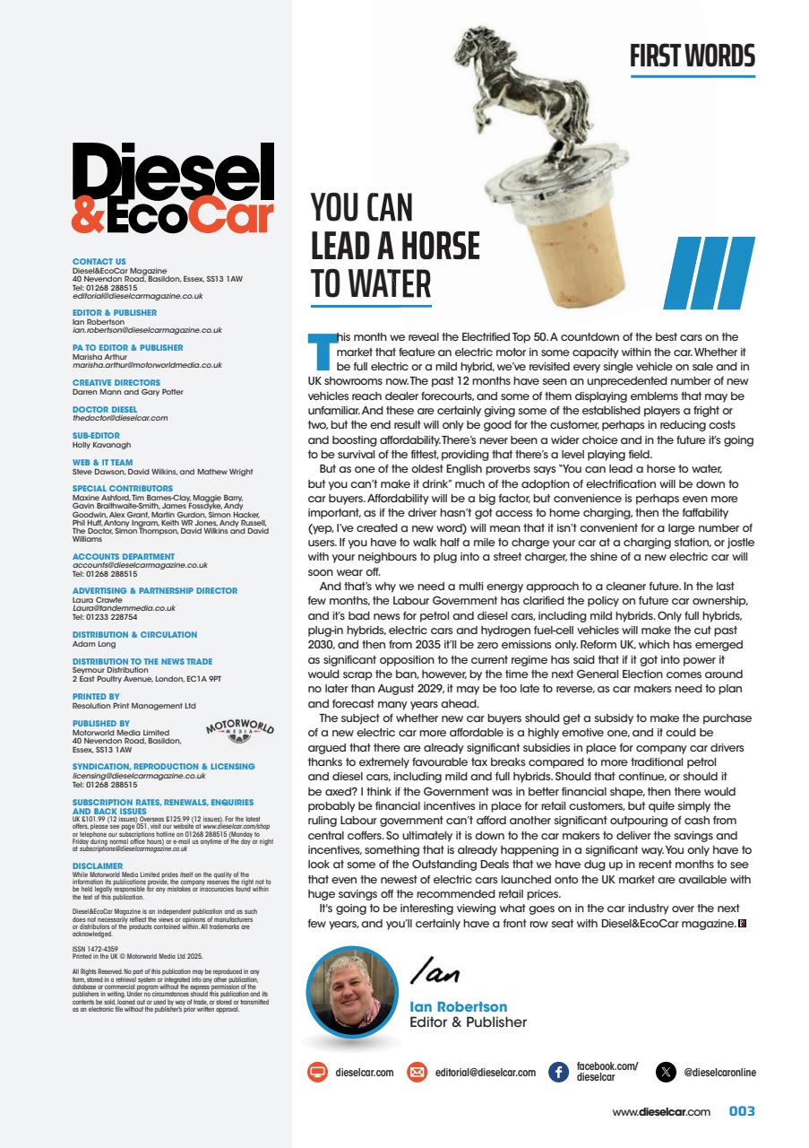 Diesel&EcoCar Magazine Preview Pages