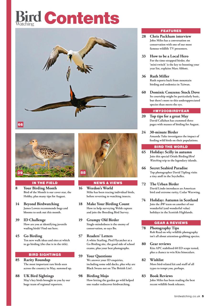 Bird Watching Preview Pages