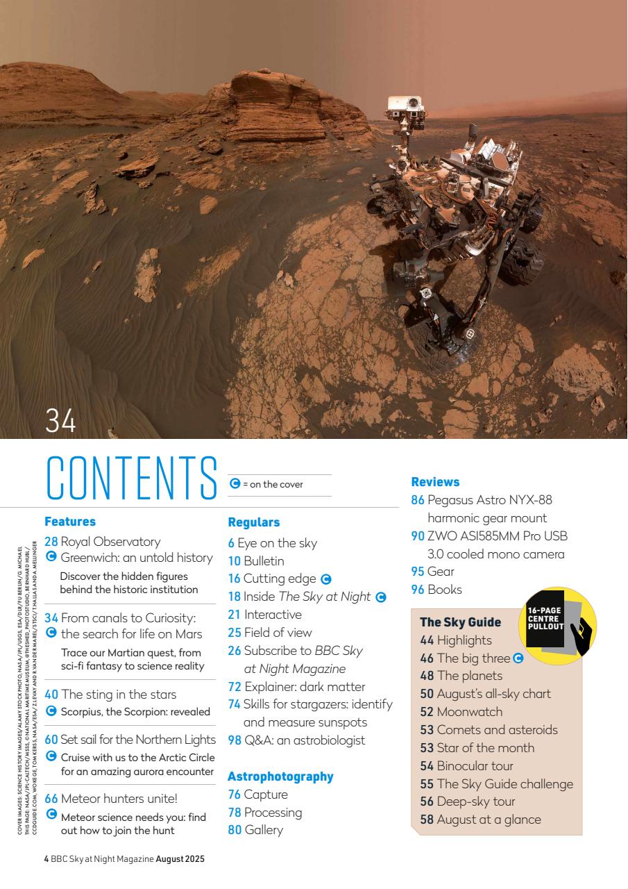 BBC Sky at Night Magazine Preview Pages