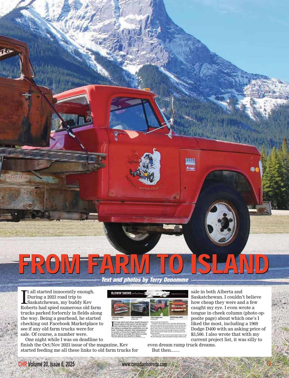 Canadian Hot Rods Preview Pages