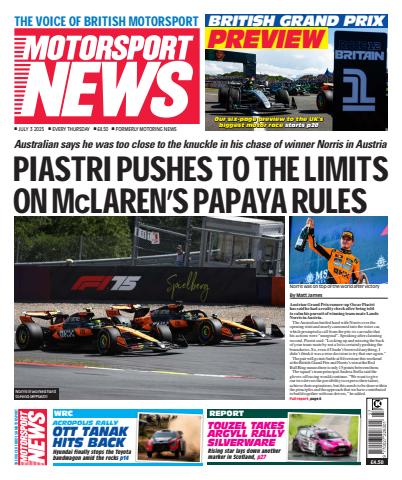Motorsport News issue 03-Jul-25