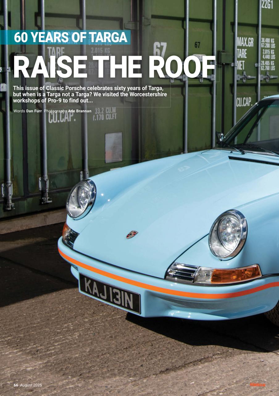 Classic Porsche Preview Pages