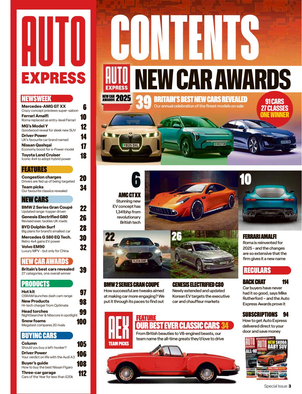 Auto Express Preview Pages
