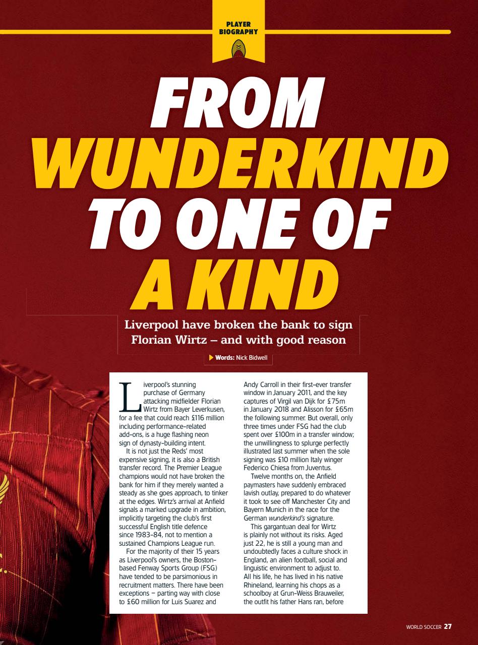 World Soccer Preview Pages