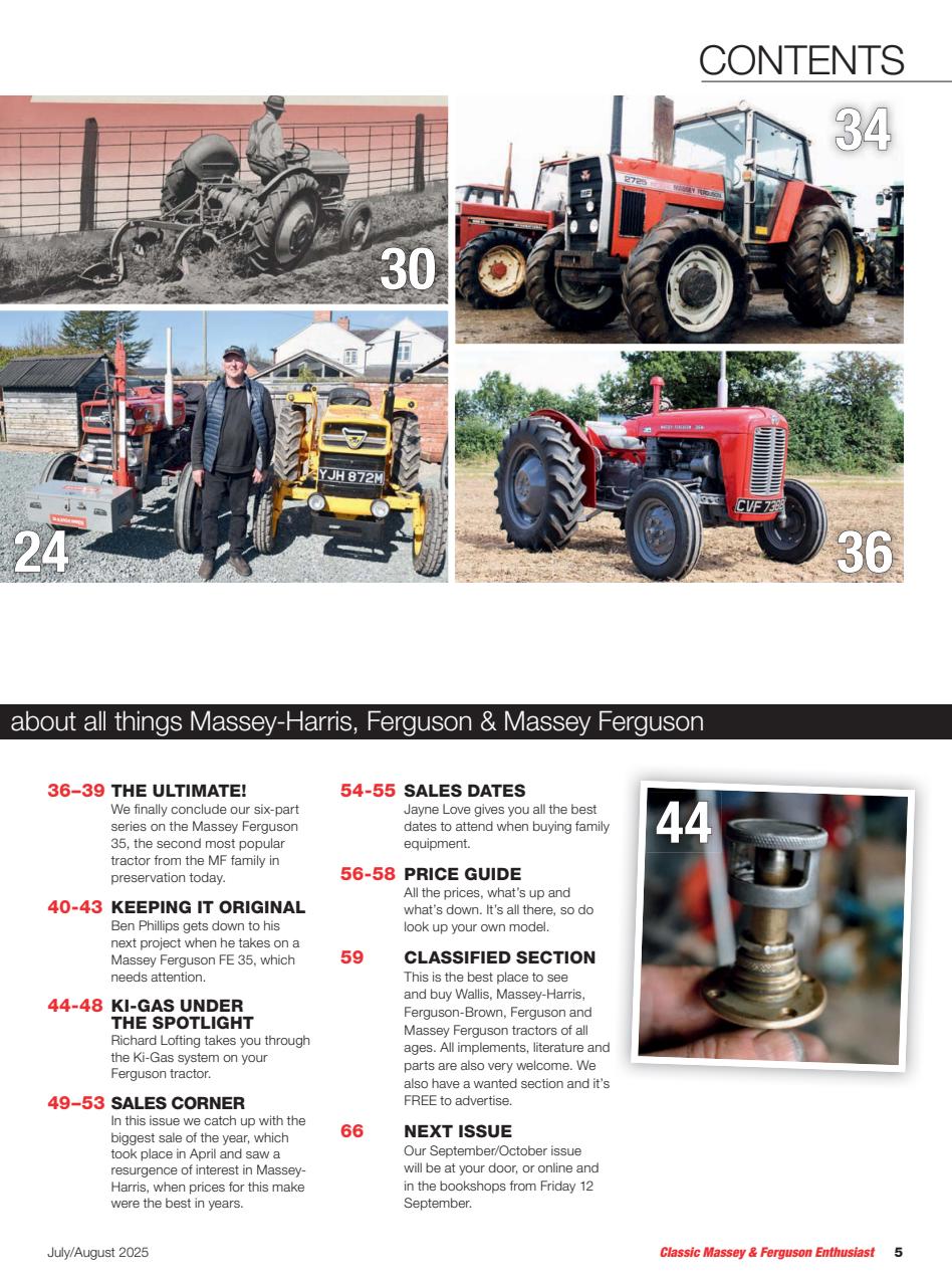 Classic Massey Preview Pages
