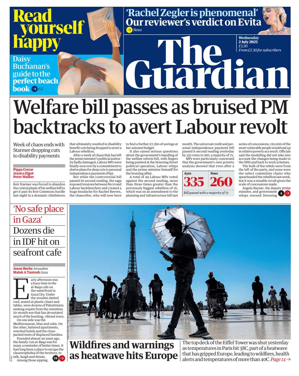 The Guardian Newspaper Preview Pages