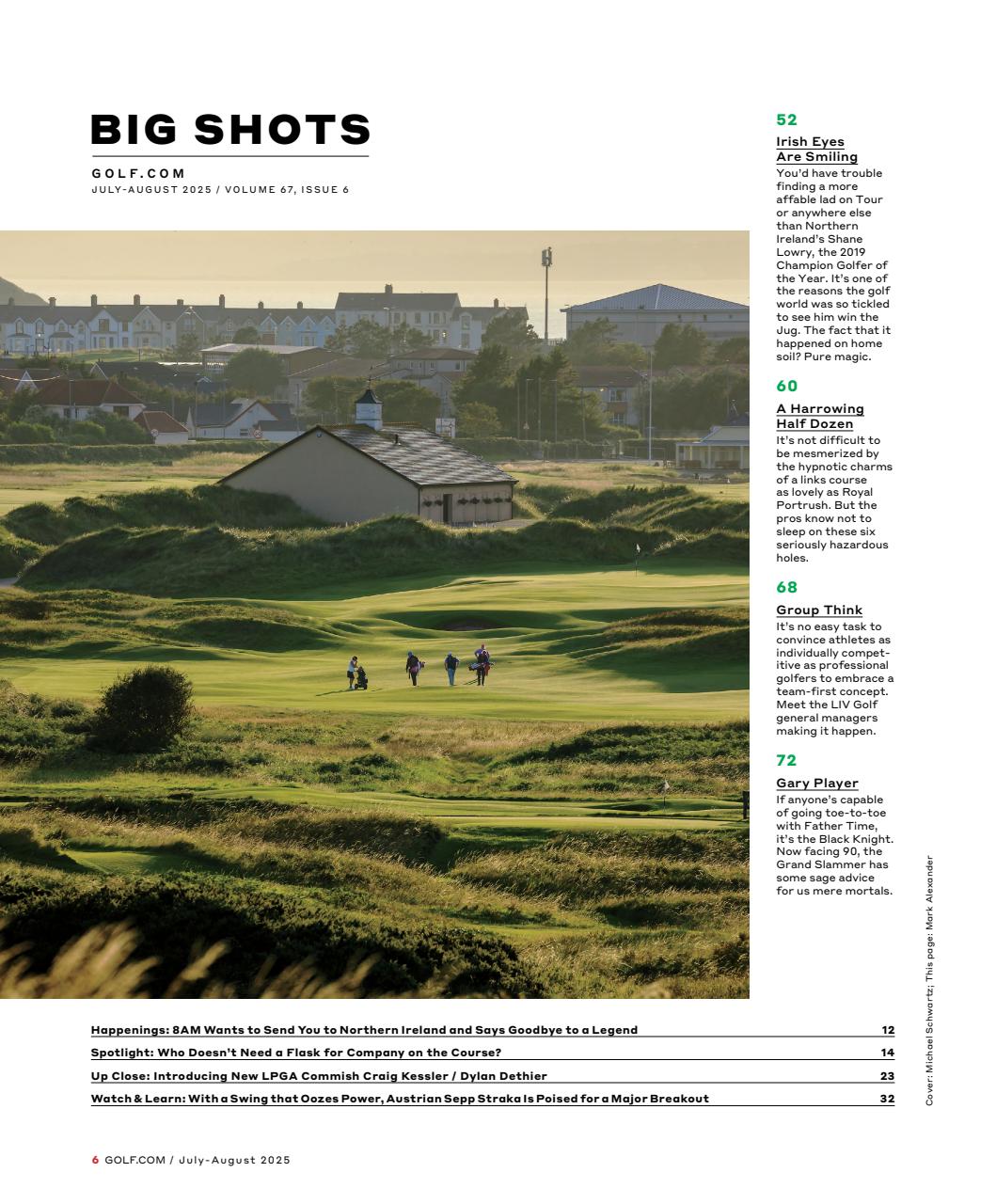 Golf Magazine Preview Pages