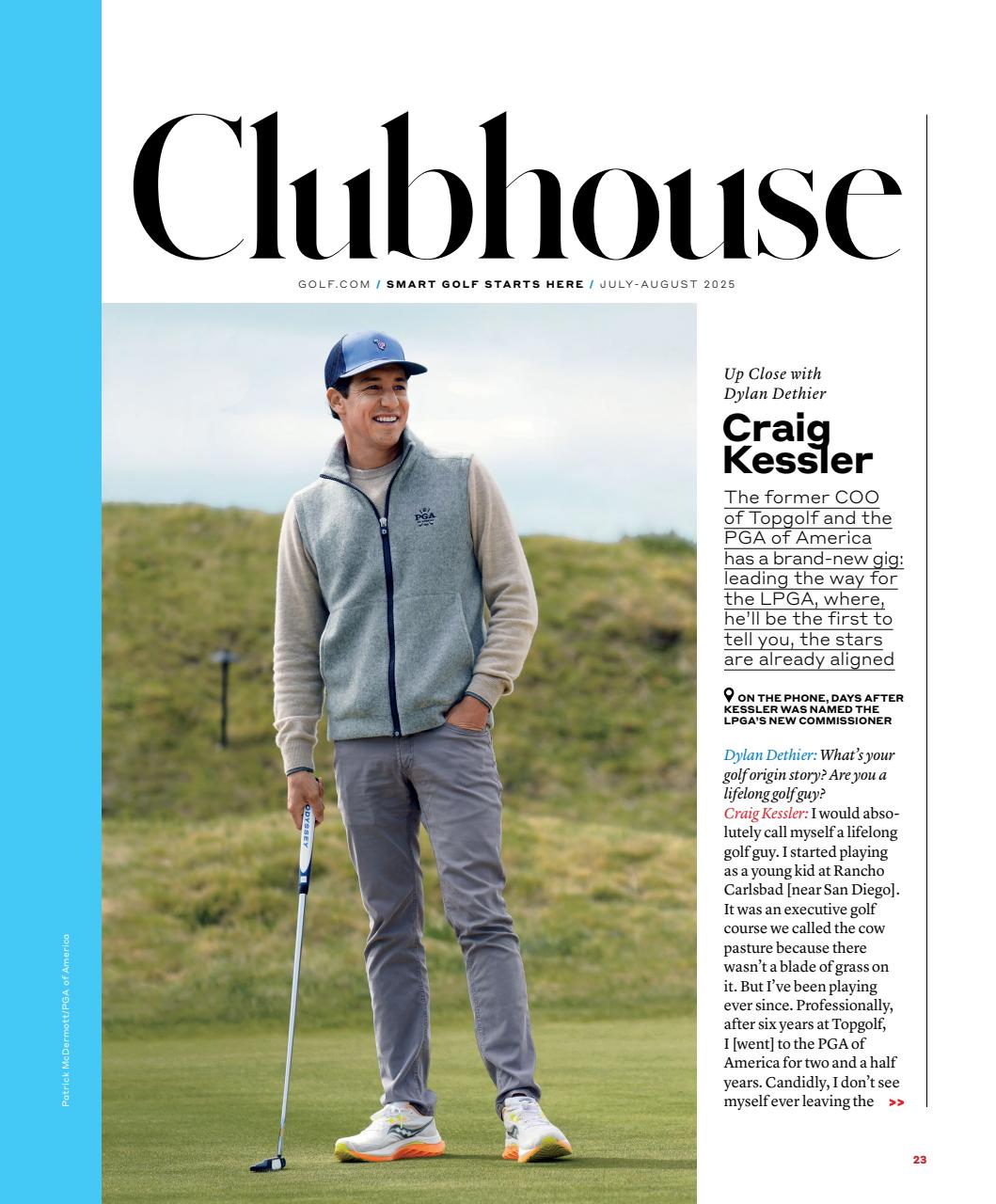 Golf Magazine Preview Pages