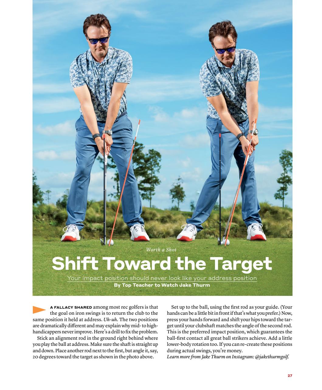 Golf Magazine Preview Pages