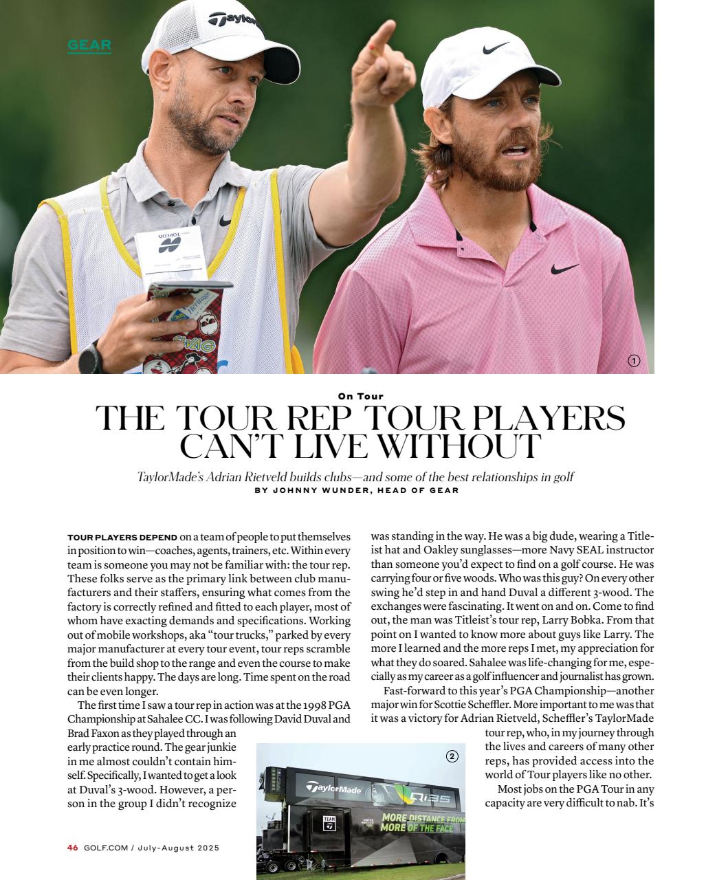 Golf Magazine Preview Pages