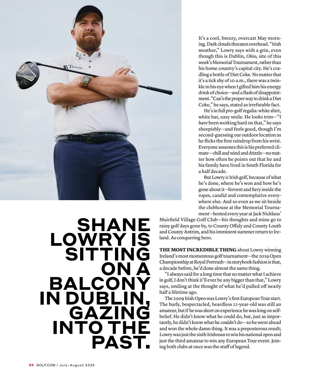 Golf Magazine Preview Pages