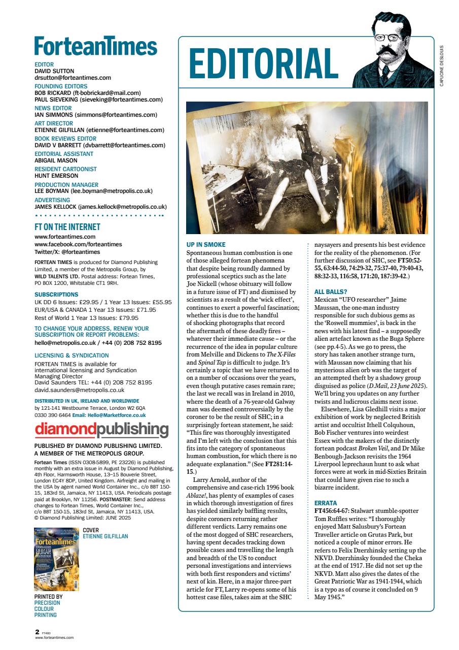 Fortean Times Preview Pages