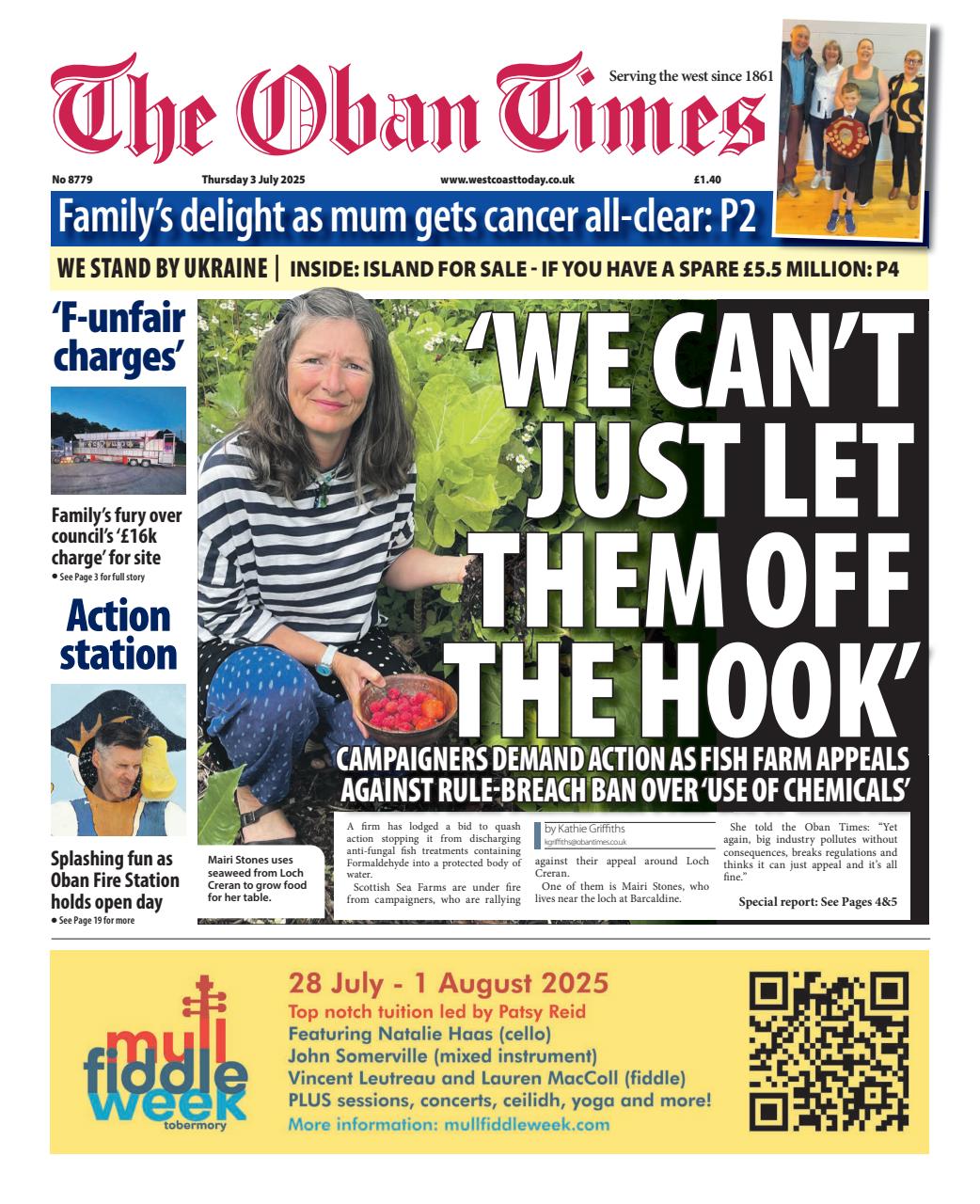 The Oban Times & Lochaber Times Preview Pages