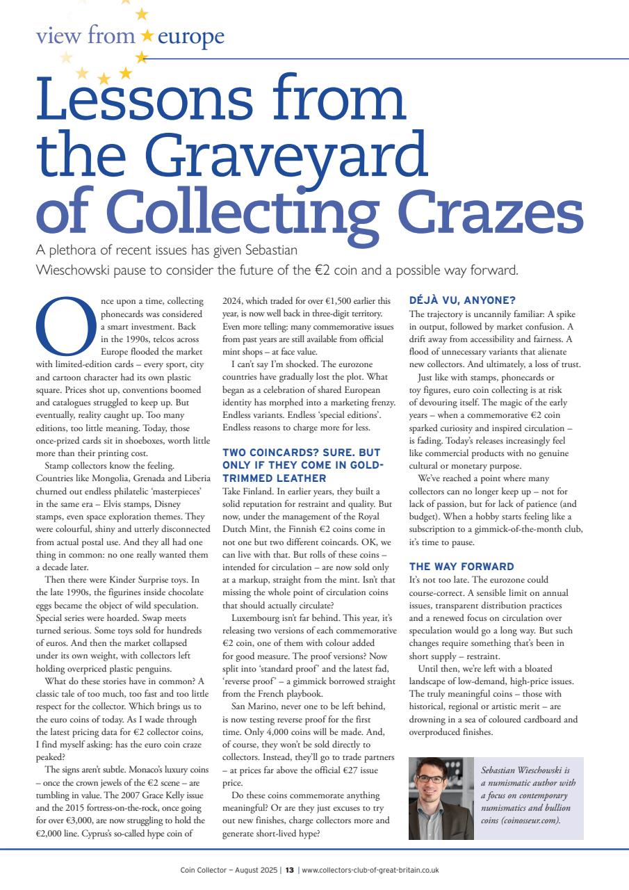 Coin Collector Preview Pages