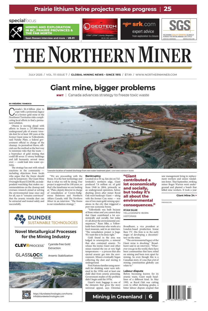 The Northern Miner Preview Pages