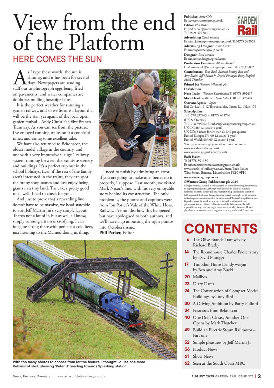 Garden Rail Preview Pages