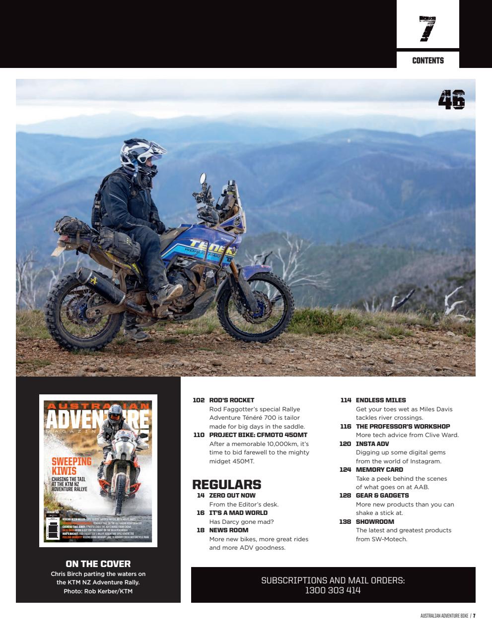 Australian Adventure Bike Preview Pages