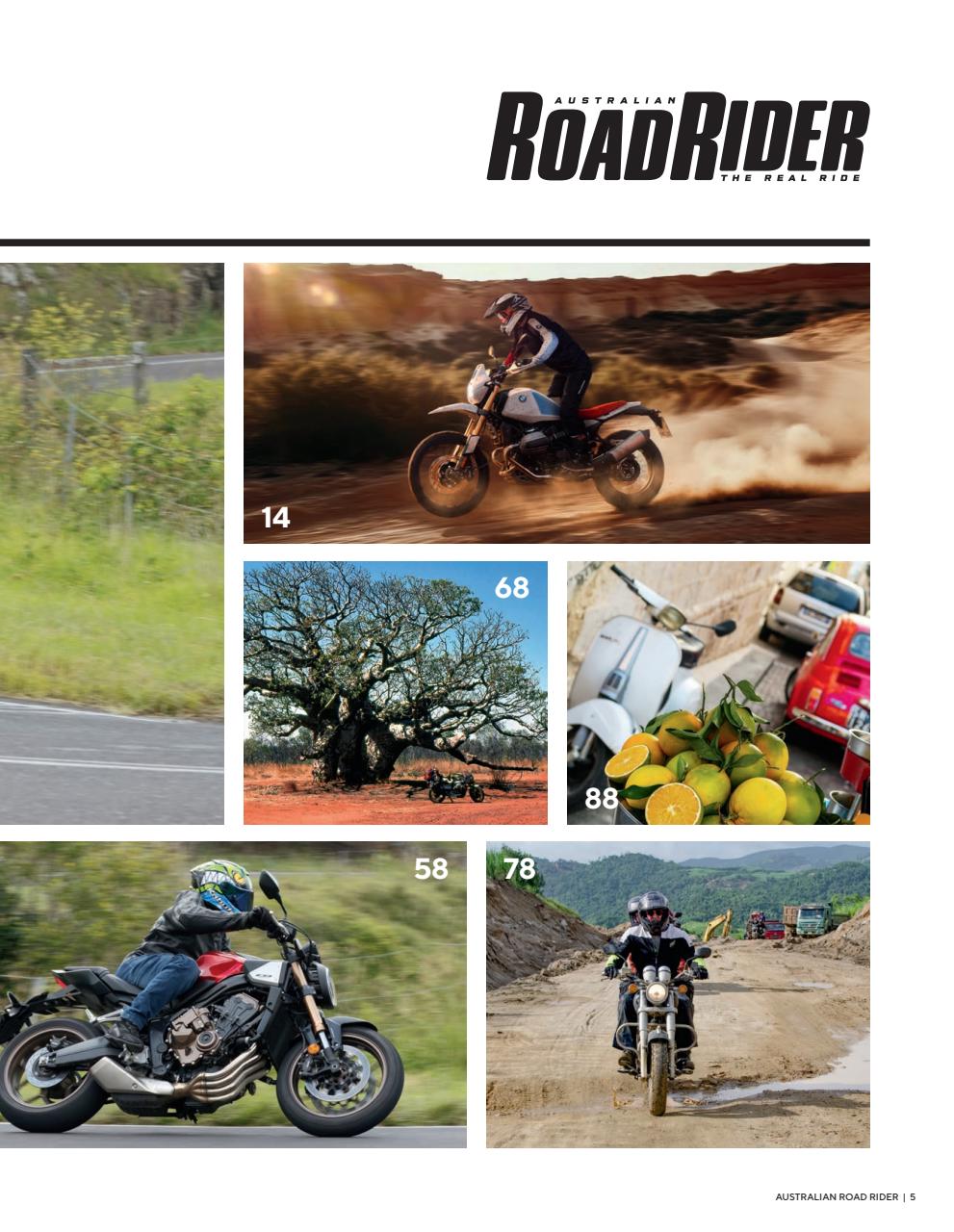 Australian Road Rider Preview Pages