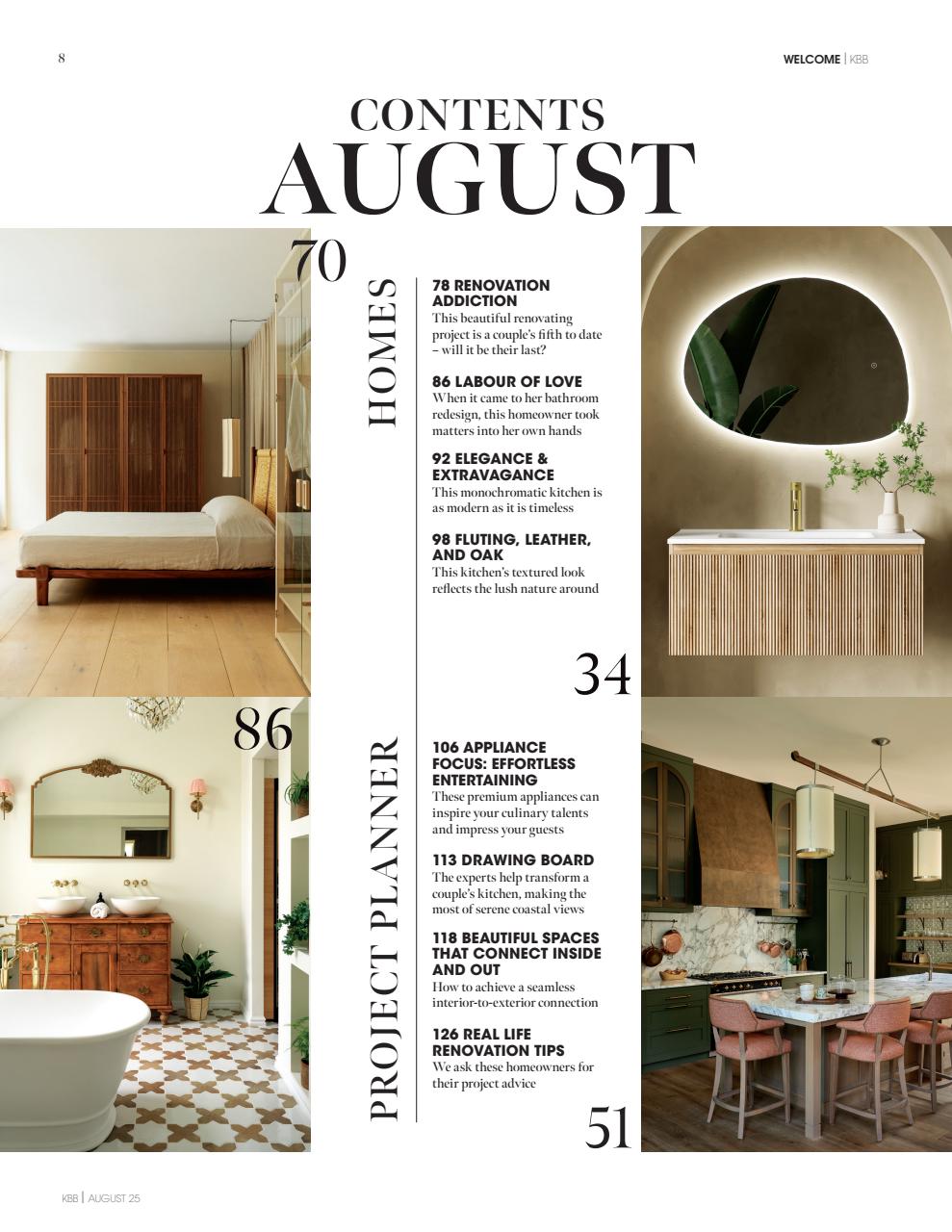 Kitchens Bedrooms & Bathrooms magazine Preview Pages