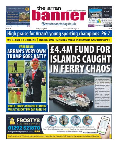 Arran Banner issue Friday, July 04, 2025