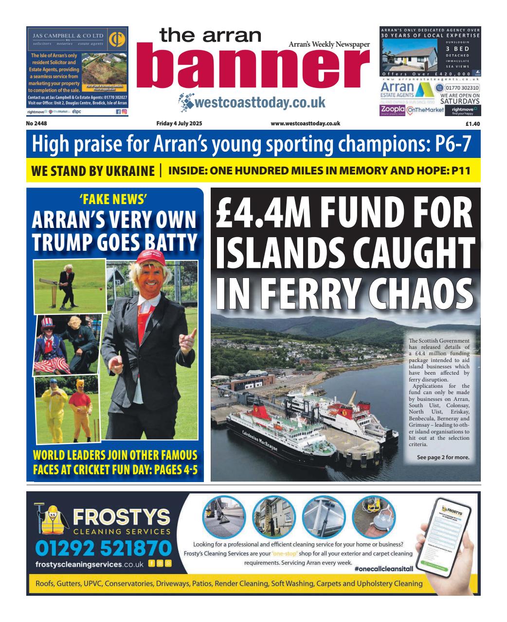 Arran Banner Preview Pages