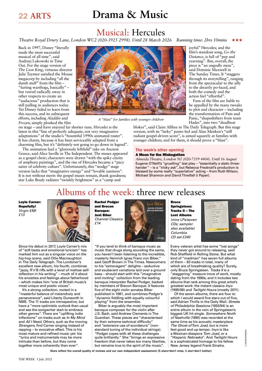 The Week Preview Pages