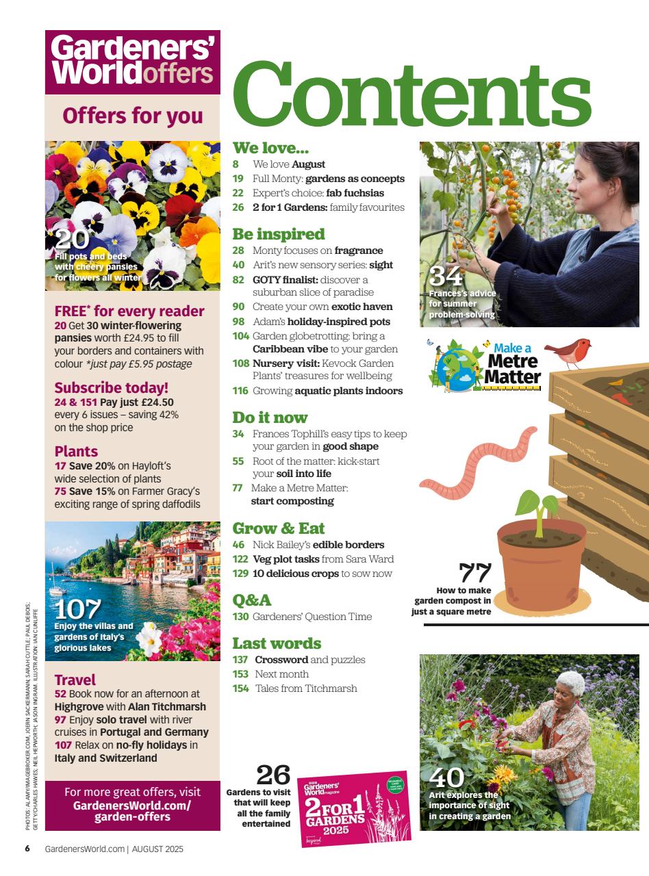 BBC Gardeners’ World Magazine Preview Pages