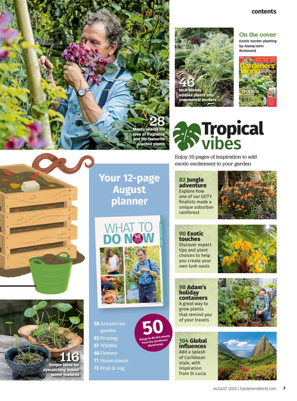 BBC Gardeners’ World Magazine Preview Pages