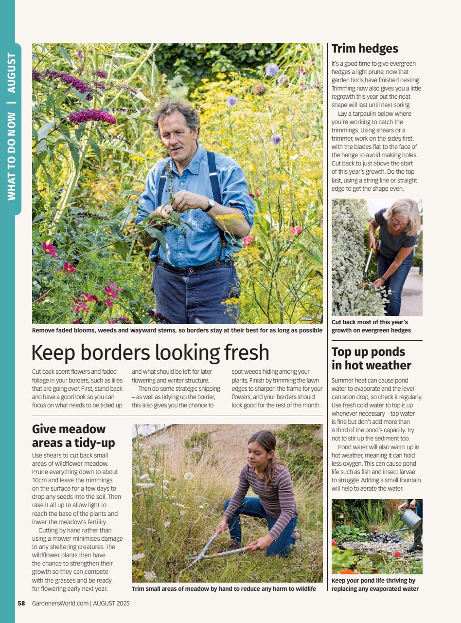 BBC Gardeners’ World Magazine Preview Pages