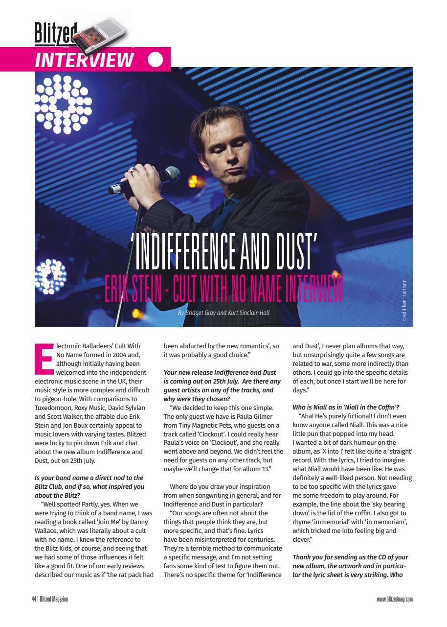 Blitzed Magazine Preview Pages