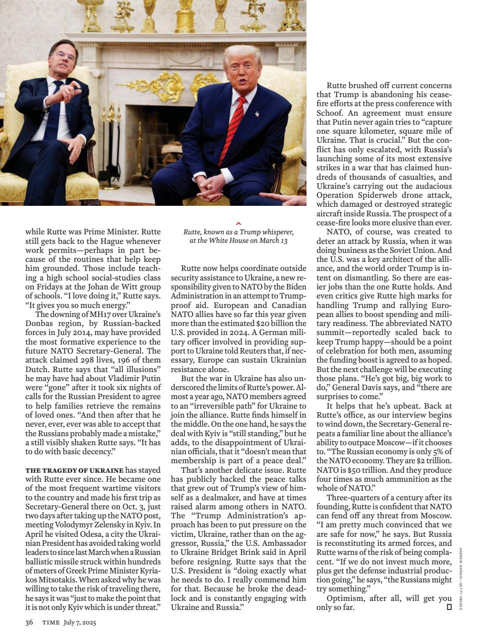 TIME Magazine Europe Preview Pages