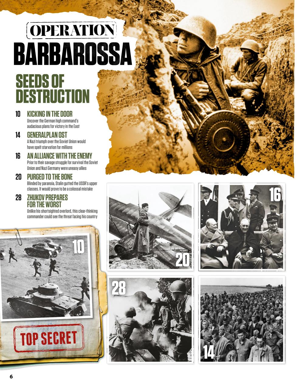History of War Bookazine Preview Pages
