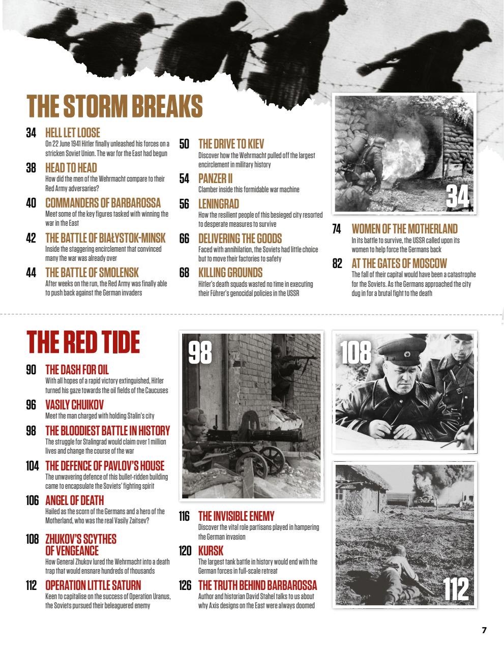 History of War Bookazine Preview Pages