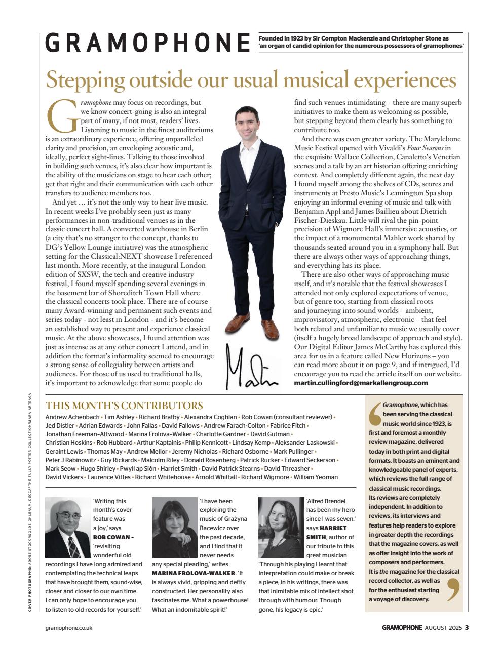 Gramophone Preview Pages