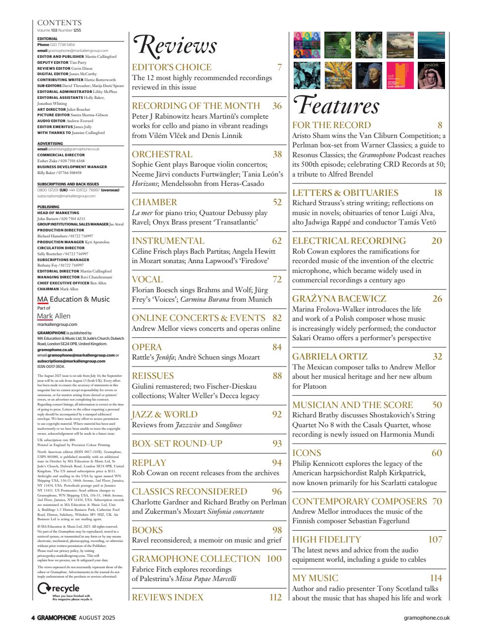 Gramophone Preview Pages