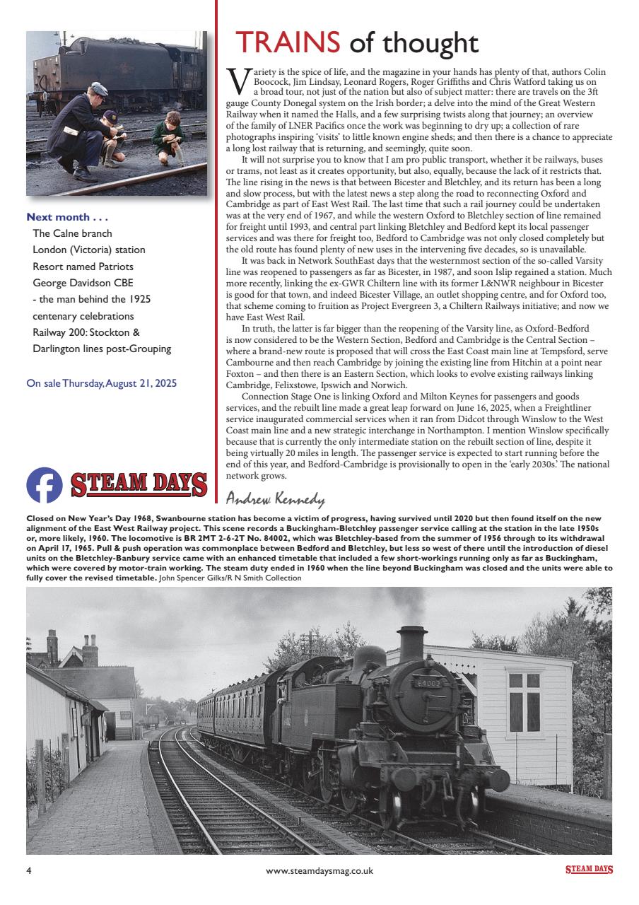 Steam Days Preview Pages