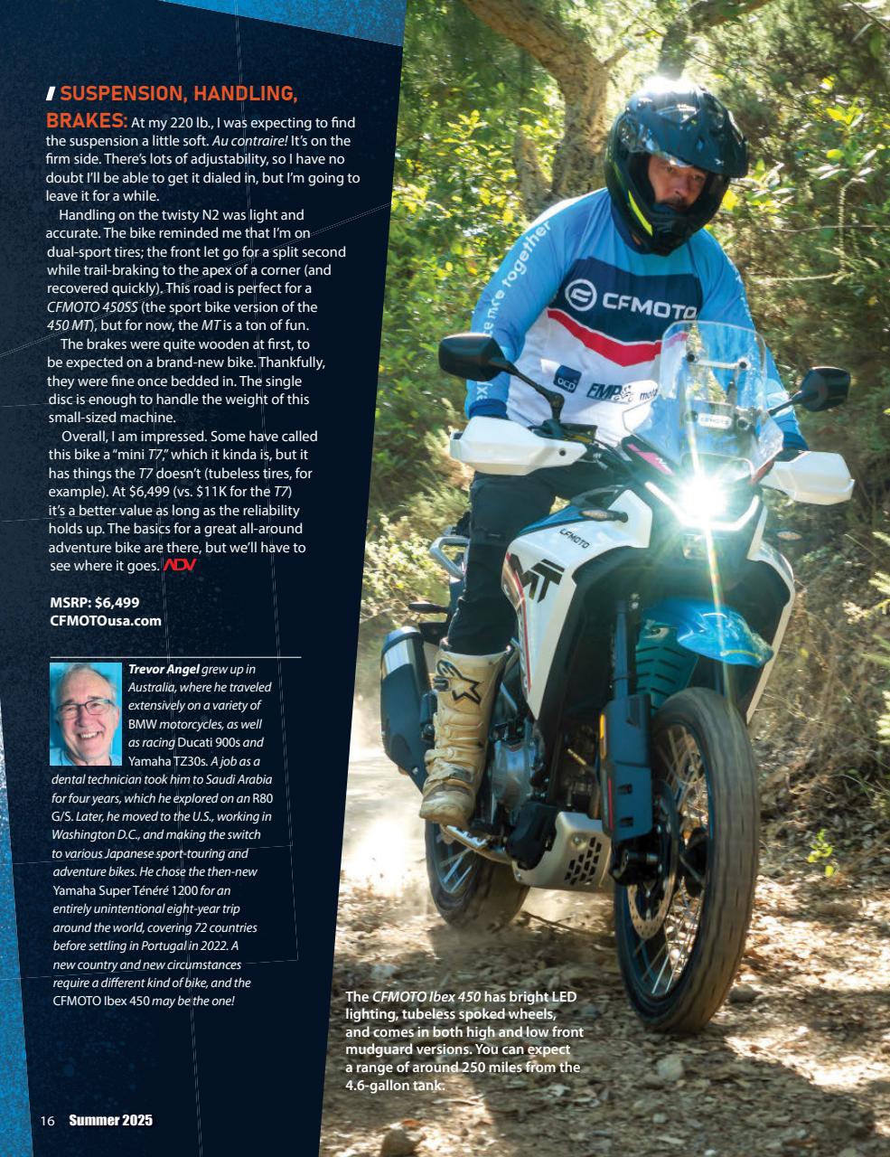 Adventure Motorcycle Preview Pages