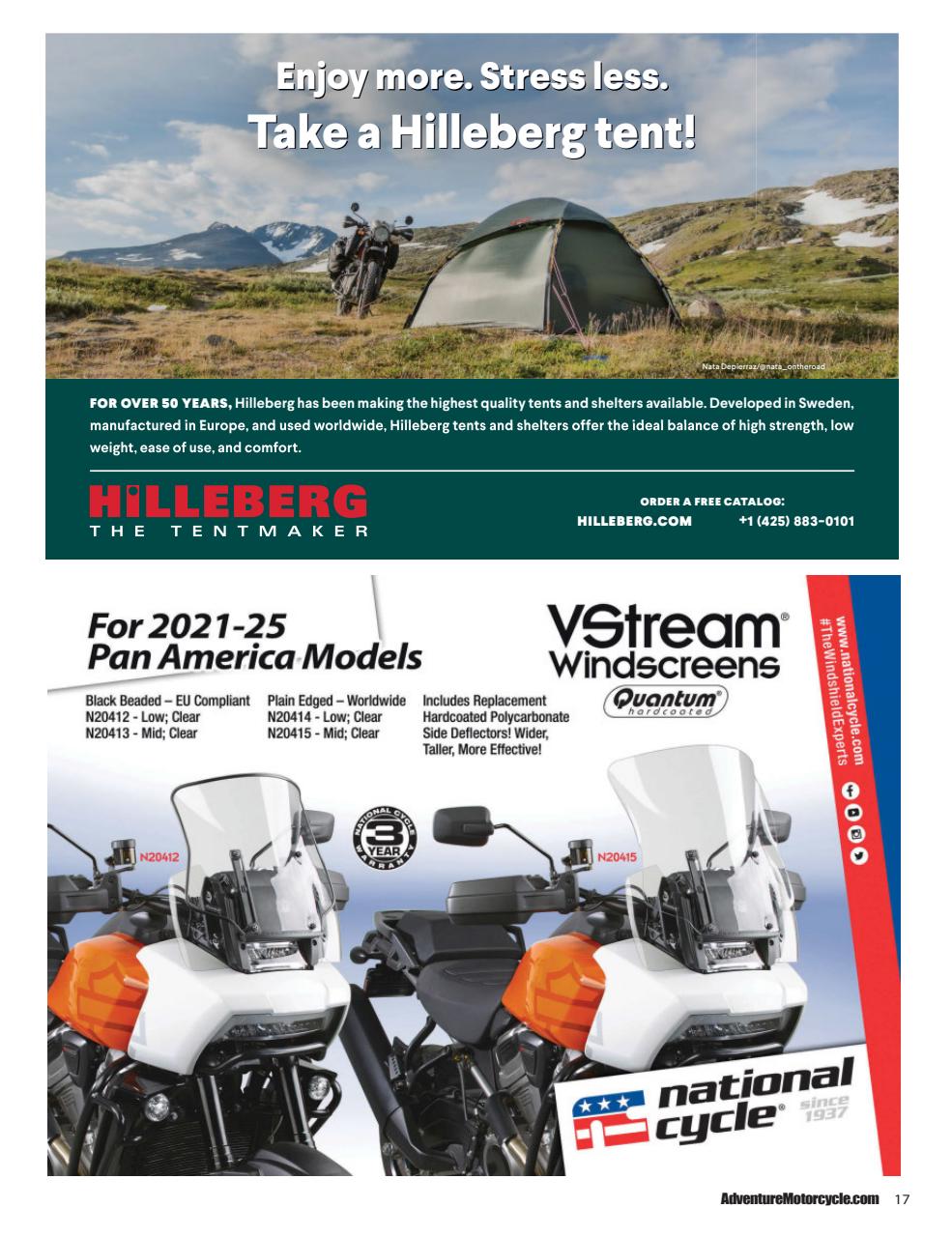 Adventure Motorcycle Preview Pages