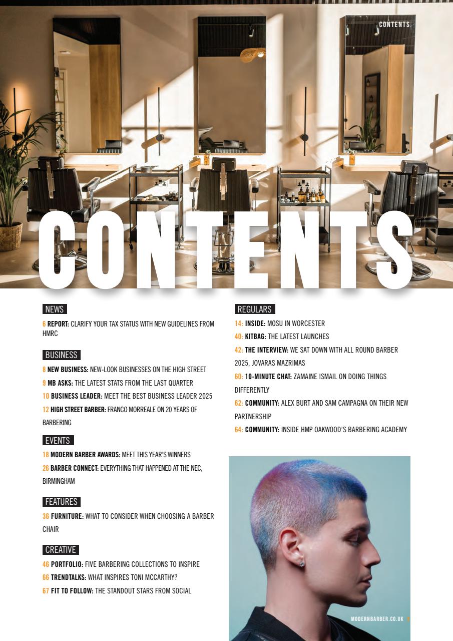 Modern Barber Preview Pages