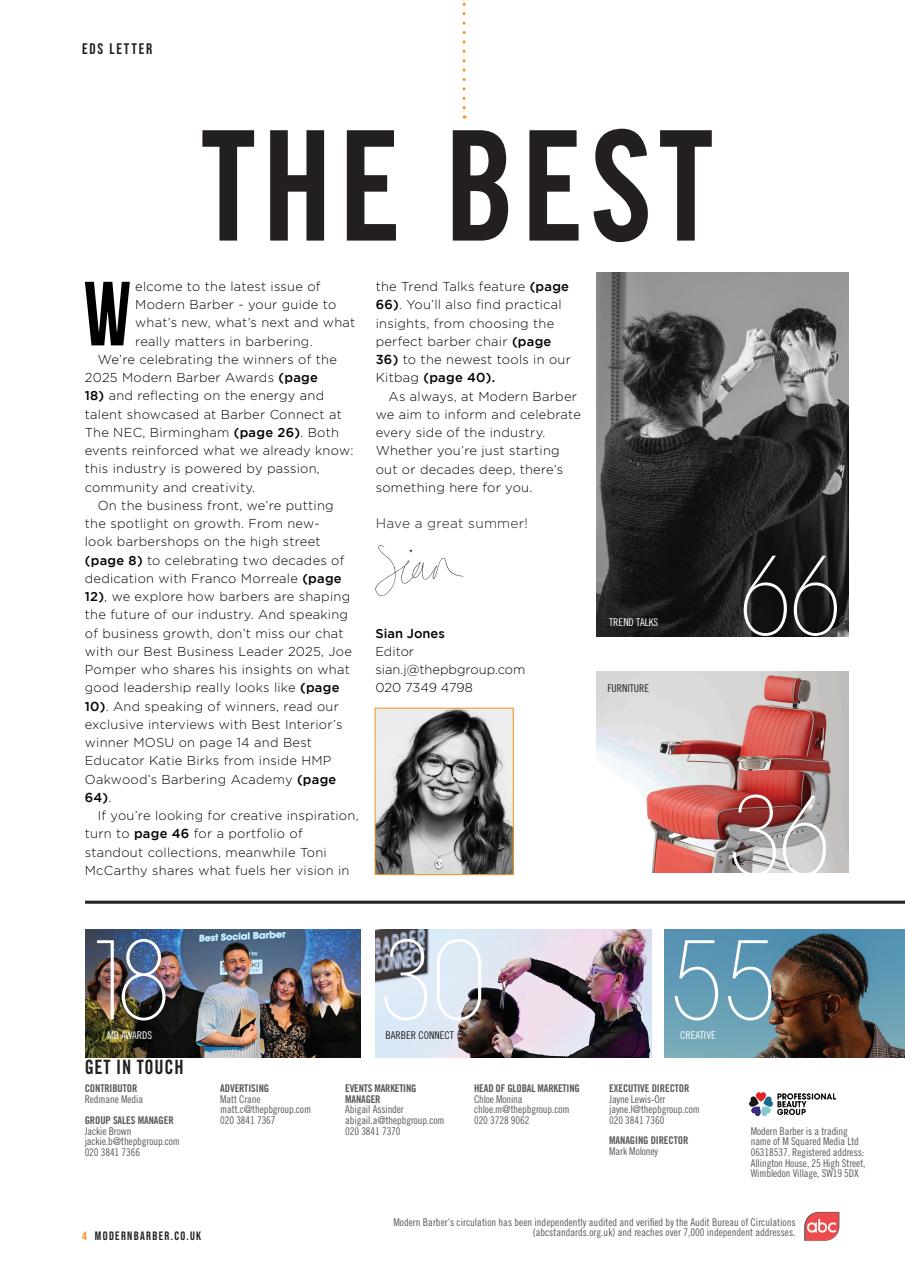 Modern Barber Preview Pages