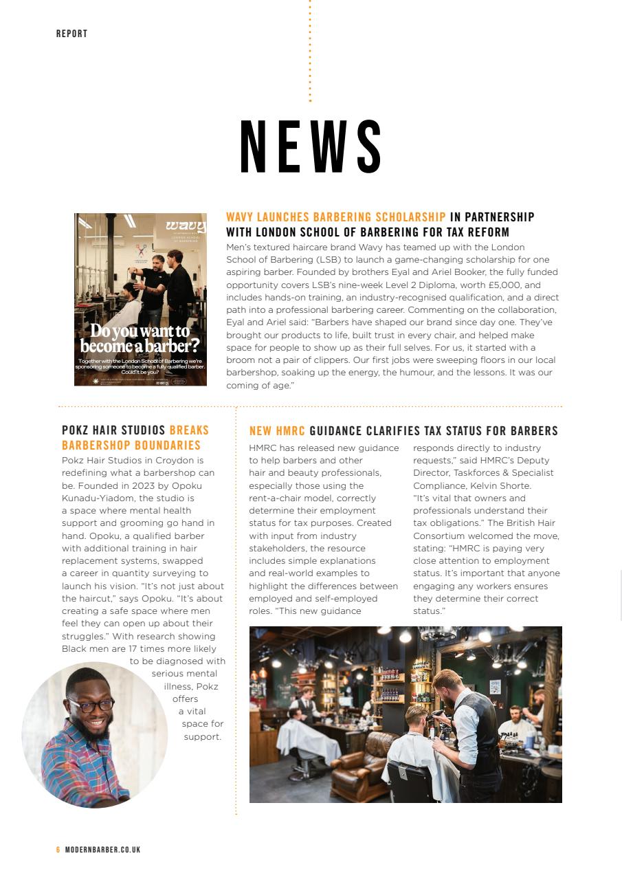 Modern Barber Preview Pages