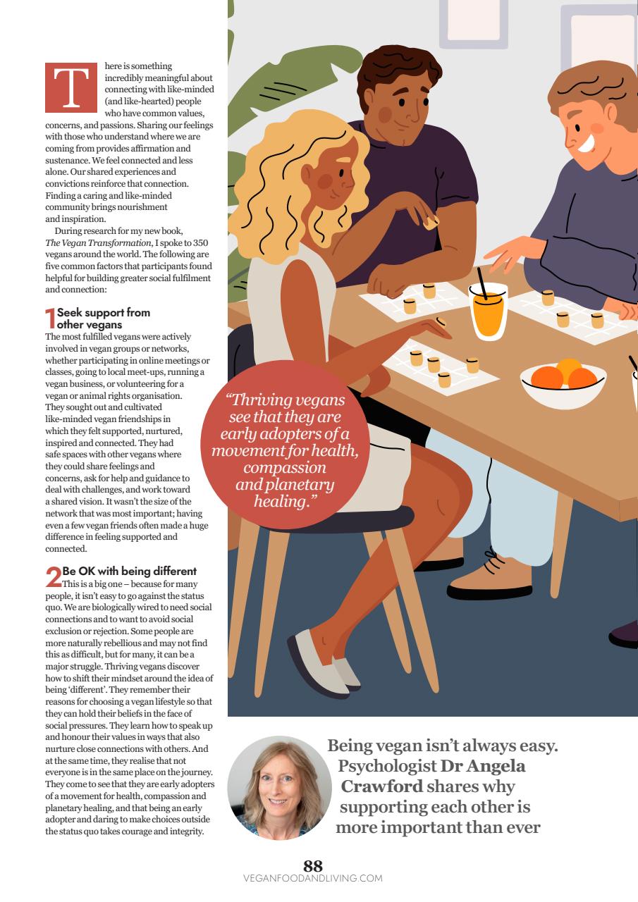 Vegan Food & Living Magazine Preview Pages