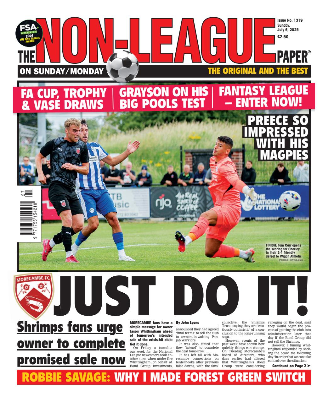 The Non-League Football Paper Preview Pages