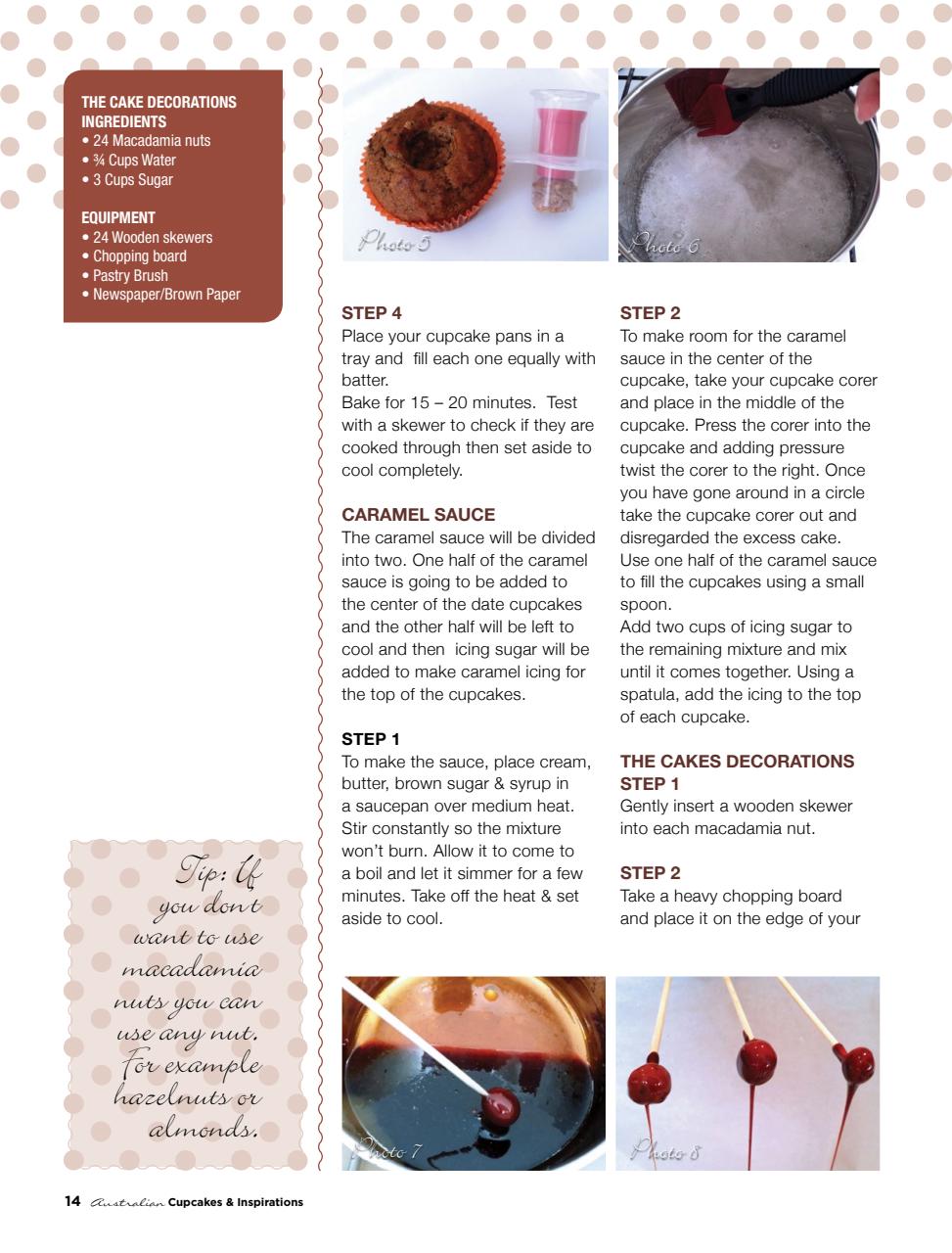 Australian Cupcakes and Inspirations Preview Pages