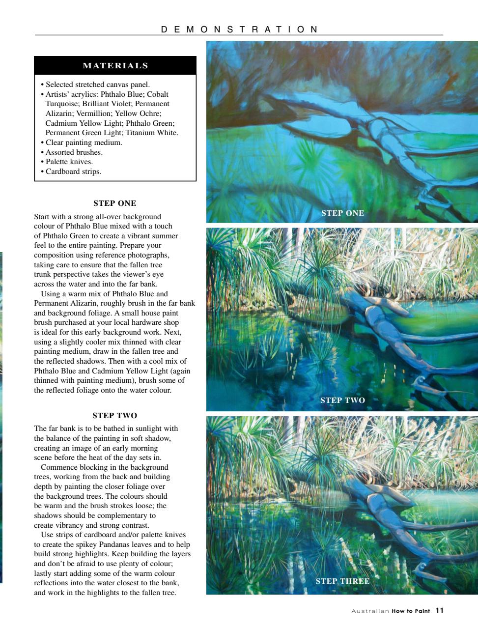 Australian How to Paint Preview Pages