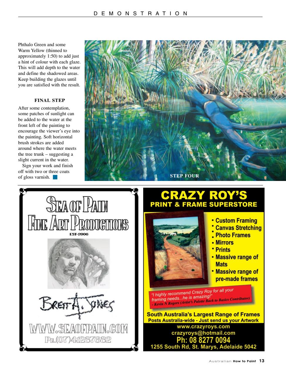 Australian How to Paint Preview Pages