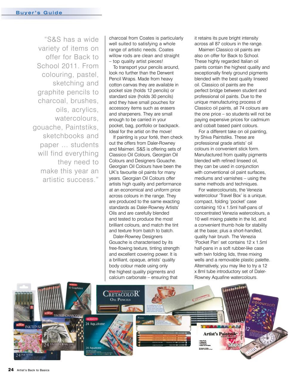 Artists Back to Basics Preview Pages