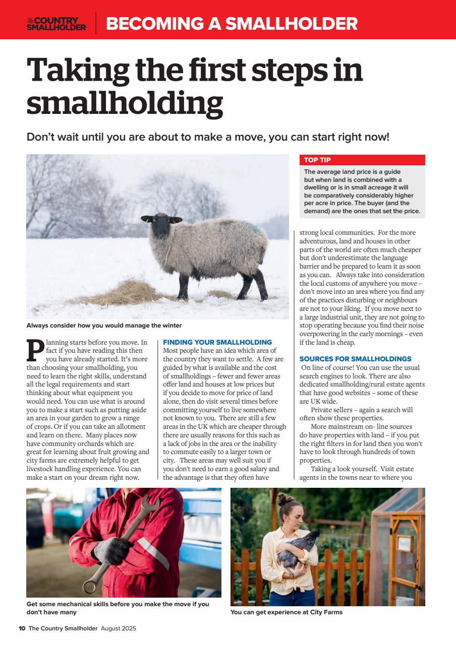 The Country Smallholder Preview Pages
