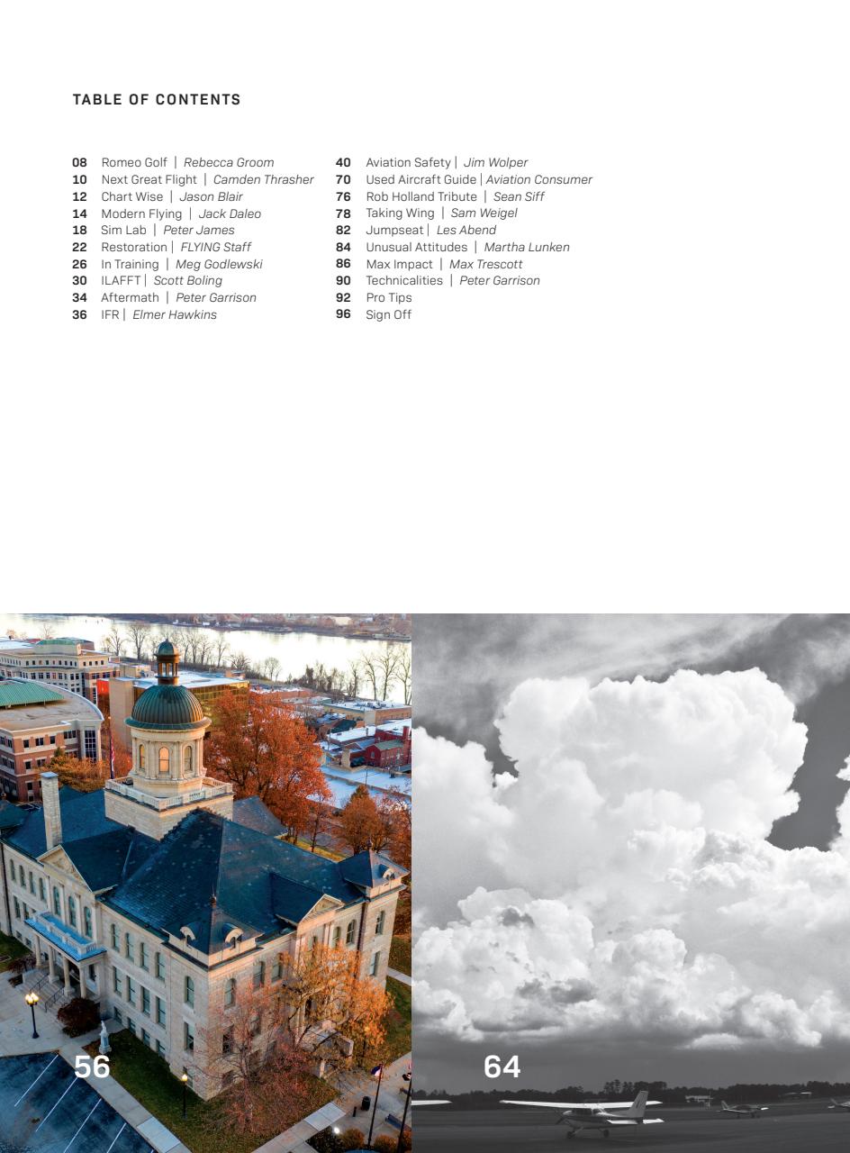 FLYING Magazine Preview Pages