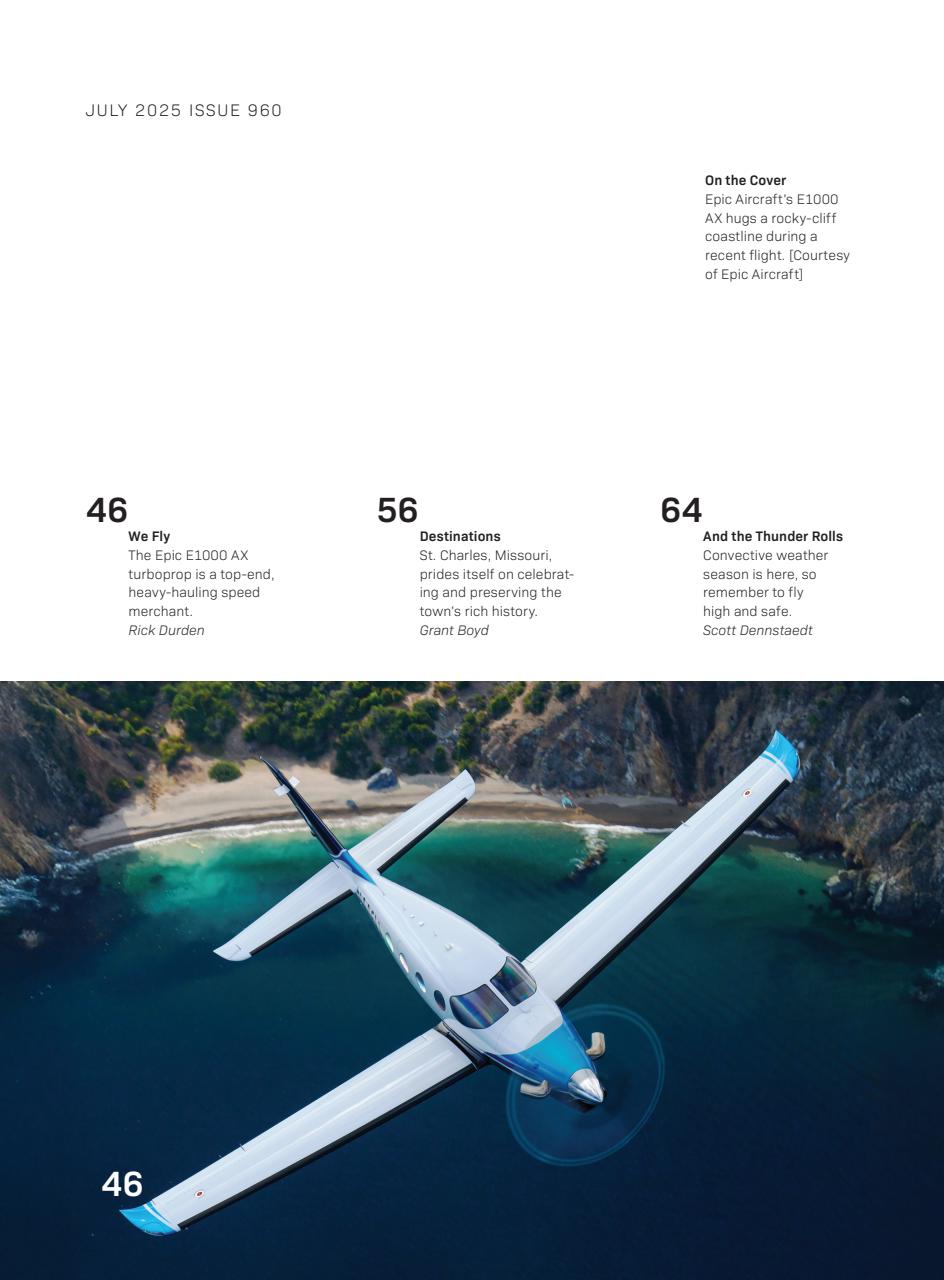 FLYING Magazine Preview Pages